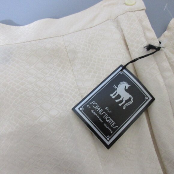 VTG 100% Silk Blouse & Skirt 2-Piece Set Sz 10 Sophisticates by Jonathan Martin - Picture 9 of 14